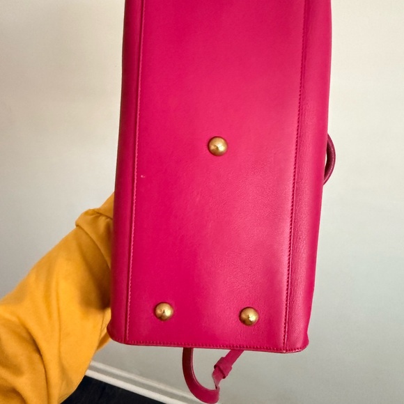 Yves Saint Laurent Fuchsia Satchel - Picture 2 of 8